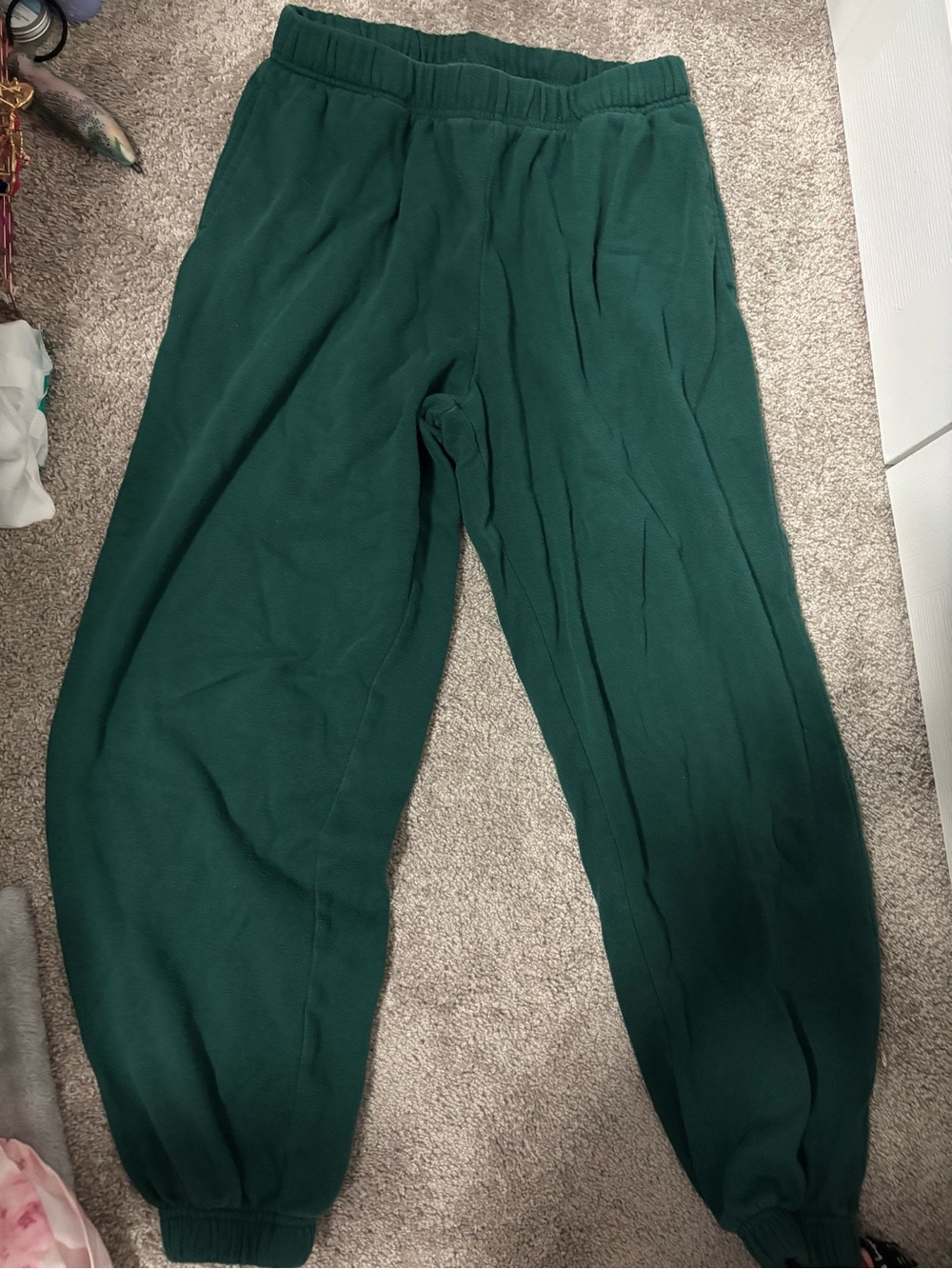 Garage Deep Teal Drawstring Joggers